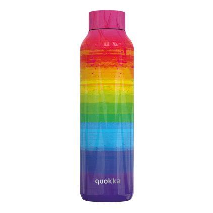 Quokka Nerezová termoláhev Solid 630 ml - Duhová