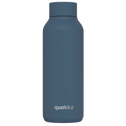 Quokka Nerezová termoláhev Solid Powder 510 ml - Šedomodrá