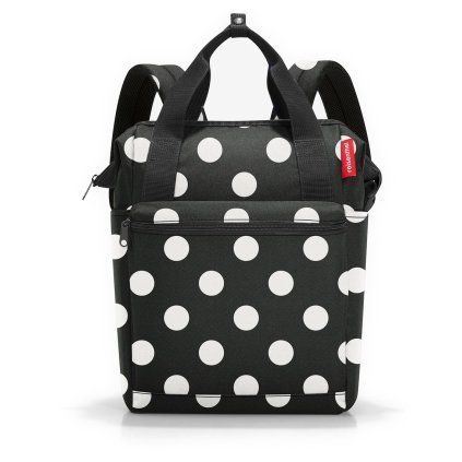 Reisenthel Allrounder R Dots White 15l – batoh, celkový pohled
