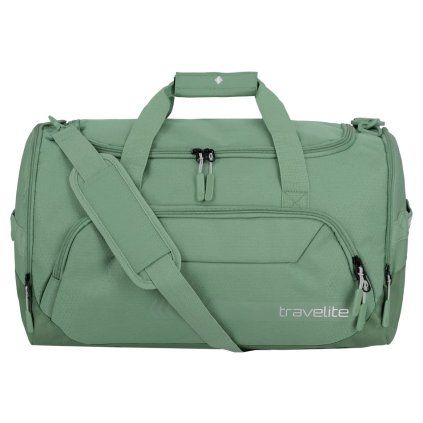 Travelite Kick Off Duffle M Sage 45l – cestovní taška, celkový pohled