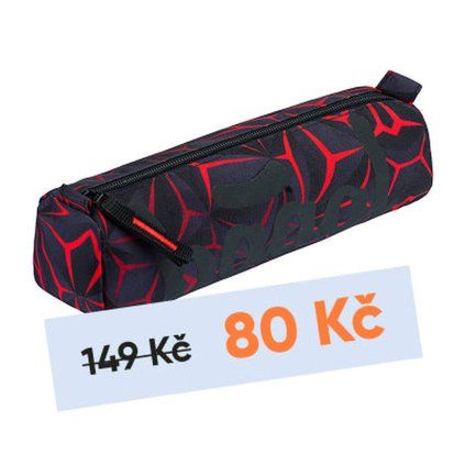 BAAGL Studentské pouzdro Red Polygon – produktová fotografie 1