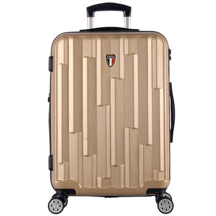Cestovní kufr TUCCI Riflettore T-0272/3-L ABS - khaki