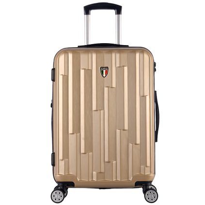 Cestovní kufr TUCCI Riflettore T-0272/3-M ABS - khaki