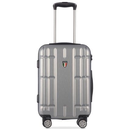 Kabinové zavazadlo TUCCI Massa T-0279/3-S ABS - stříbrná