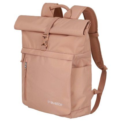 Travelite Basics Roll-up Backpack Rose