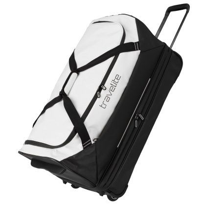 Travelite Basics Wheeled Duffle exp. Black/white