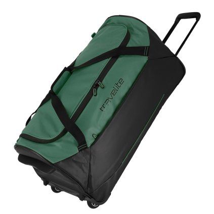 Travelite Basics Trolley Travel Bag Black/green