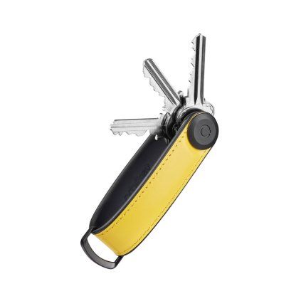 Orbitkey Klíčenka z prémiové nappa kůže 2.0 Hybrid Leather - Solar Yellow