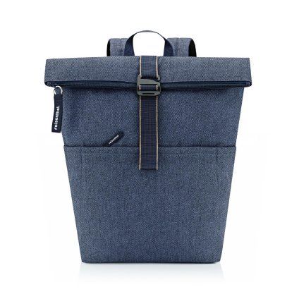 Reisenthel Rolltop Herringbone Dark Blue