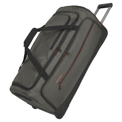 Travelite Crosslite Wheeled Duffle L Dark Olive – cestovní taška na kolečkách, celkový pohled