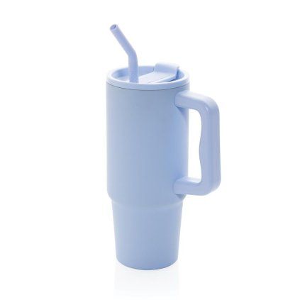 Velký nerezový termohrnek Embrace, 900ml, XD, modrý