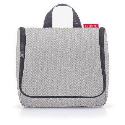 Reisenthel Toiletbag Herringbone Grey – kosmetická taška, celkový pohled
