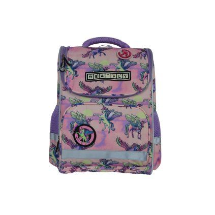 Meatfly školní aktovka Alex Purple Unicorn