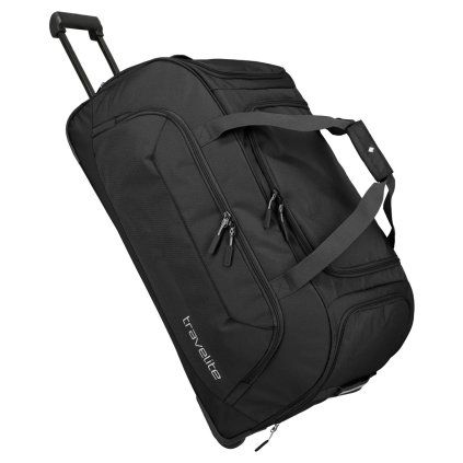 Travelite Kick Off Wheeled Duffle XL Black 120L – cestovní taška na kolečkách, vnitřní prostor
