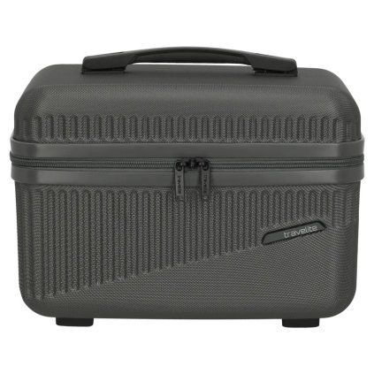 Travelite Bali Beautycase Anthracite – cestovní doplněk, pohled zepředu
