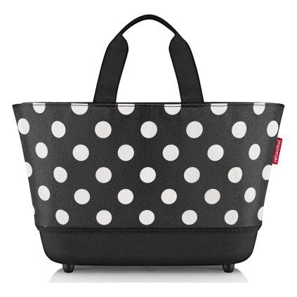 Reisenthel Shoppingbasket Dots White – cestovní doplněk, celkový pohled