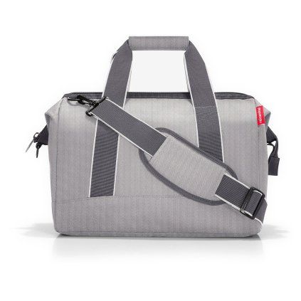 Reisenthel Allrounder M Herringbone Grey – cestovní taška, celkový pohled