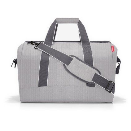Reisenthel Allrounder L Herringbone Grey – cestovní taška, celkový pohled
