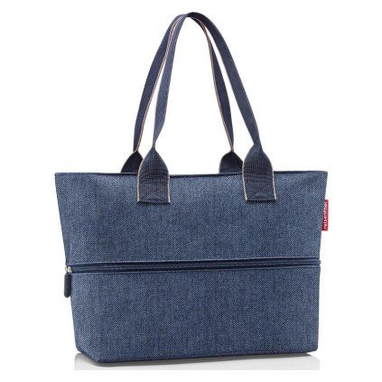 Reisenthel Shopper E1 Herringbone Dark Blue