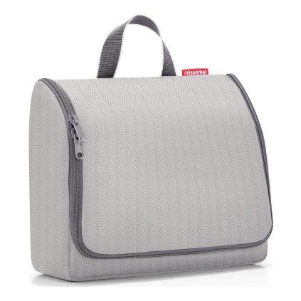 Reisenthel Toiletbag XL Herringbone Grey – kosmetická taška, celkový pohled