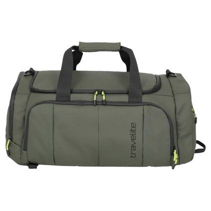 Travelite Briize Weekender Khaki – cestovní doplněk, pohled zepředu