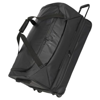 Travelite Basics Wheeled duffle expand Black – cestovní taška na kolečkách, celkový pohled