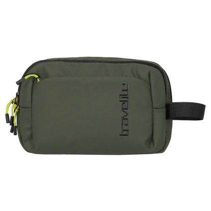 Travelite Briize Toiletry bag Khaki – cestovní doplněk, pohled zepředu