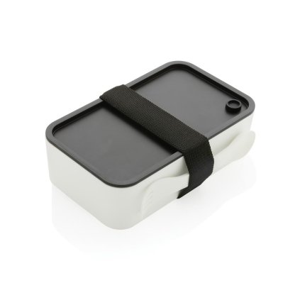 Svačinový box s příborem,1,2l, XD, bílý