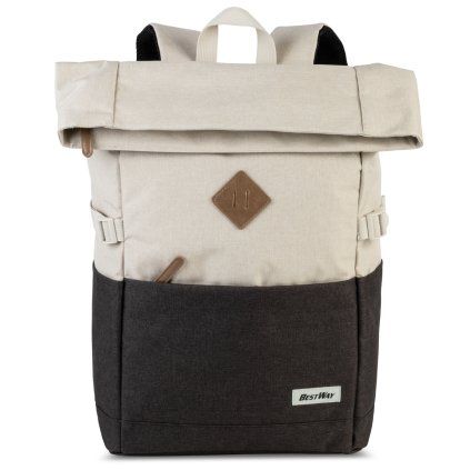 Bestway Batoh city roll-top - šedohnědá 19-25l