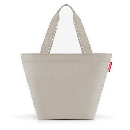 Reisenthel Shopper M Herringbone Sand – nákupní taška, celkový pohled