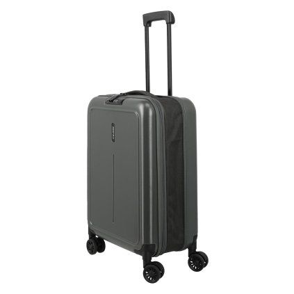 Travelite Basics Foldable Trolley S Anthracite – cestovní kufr, celkový pohled