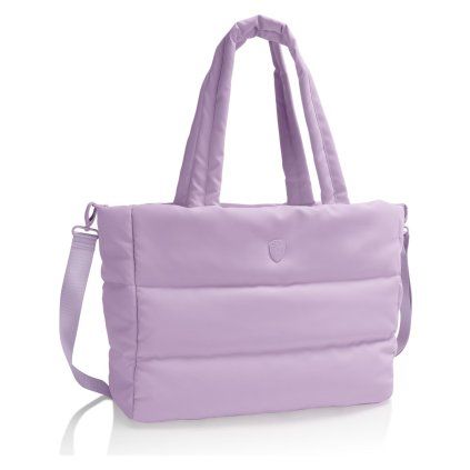 heys puffer traveltote frontqrt lavender 1