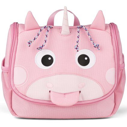 Affenzahn Dětská kosmetická taštička Washbag - Ursula Unicorn - pink