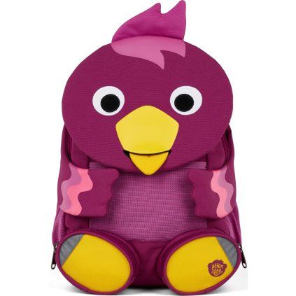 Affenzahn Dětský batoh do školky Large Friend Bird- purple 8l
