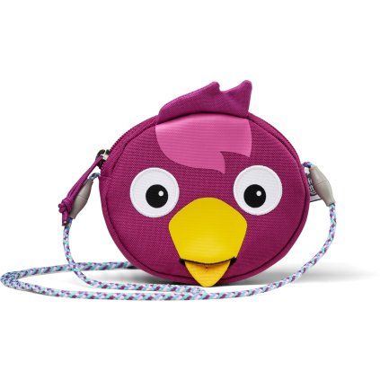 Affenzahn Dětská kabelka Wallet Bird - purple