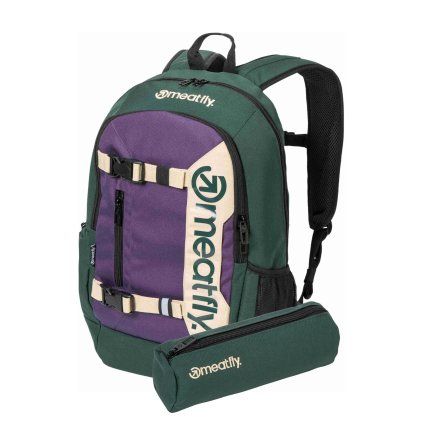 Meatfly batoh Basejumper Botanical / Purple 22 L + PENÁL ZDARMA