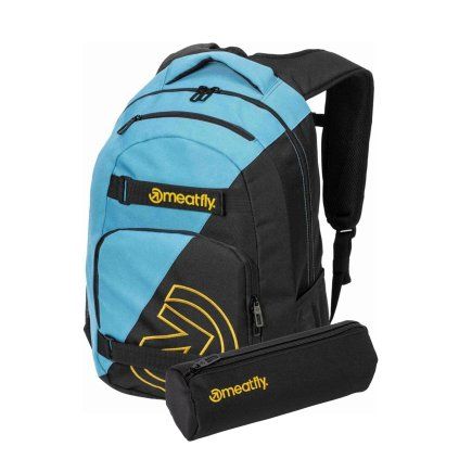 Meatfly batoh Exile Sky Blue / Yellow 24 L + PENÁL ZDARMA