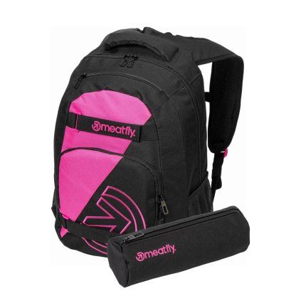 Meatfly batoh Exile Pink / Black 24 L + PENÁL ZDARMA