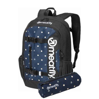 Meatfly batoh Basejumper Yellow Dots 22 L + PENÁL ZDARMA