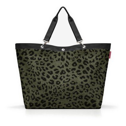 Reisenthel Shopper XL Teddy leo olive – nákupní taška, celkový pohled