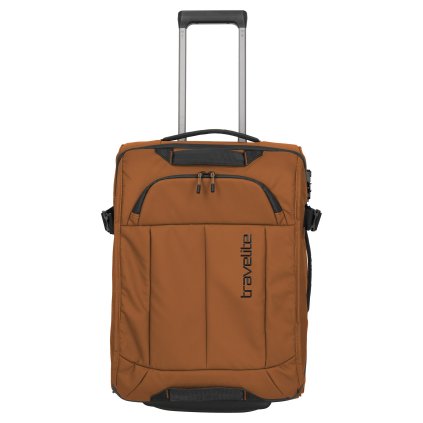 Travelite Briize Wheeled Duffle S Curry – cestovní taška na kolečkách, celkový pohled