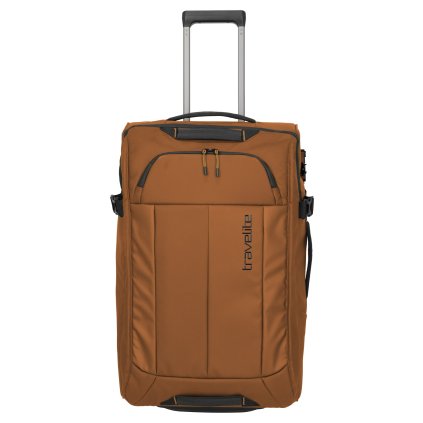Travelite Briize Wheeled Duffle M Curry – cestovní taška na kolečkách, celkový pohled