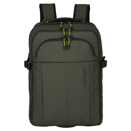 Travelite Briize Backpack L Trolley Khaki – batoh, detail zipu