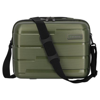 Travelite Air Base Beauty Case Olive – kosmetická taška, celkový pohled