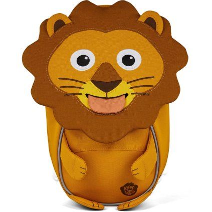 Affenzahn Batůžek pro nejmenší Small Friend - Lion - yellow 4l