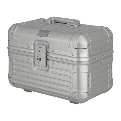 travelite next beautycase aluminium silber schraegansicht 1920x1920