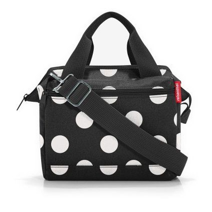 Reisenthel Allrounder Cross Dots White – cestovní taška, celkový pohled