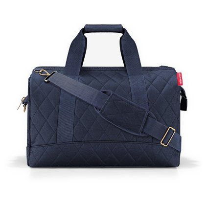 Reisenthel Allrounder L Rhombus Midnight Gold – cestovní taška, celkový pohled