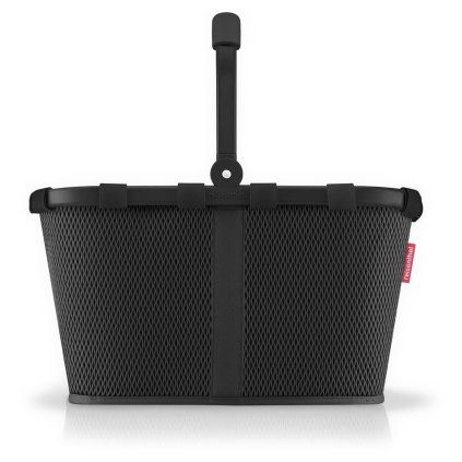 Reisenthel Carrybag Mesh black – nákupní košík, celkový pohled