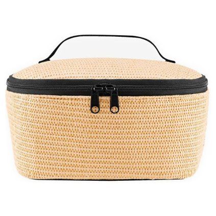 Reisenthel Coolerbag S Pocket Raffia black – chladicí taška, celkový pohled